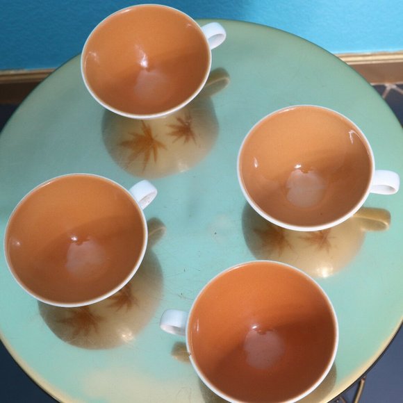 Iroquois Ben Seibel Other - Vintage Iroquois Ben Seibel Tea Cups Leaves Set 4